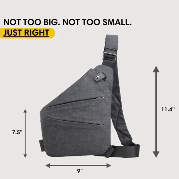 NWT Wander Plus Unisex Anti Theft Crossbody Bag - Picture 8 of 8